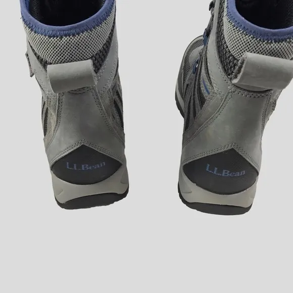 LL Bean Men’s Waterproof Wildcat Boots size 9 medium, grey/blue/black