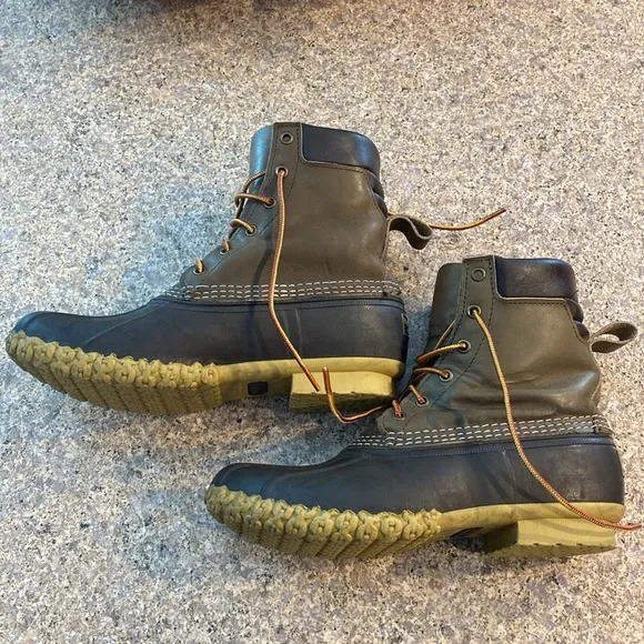 L.L. Bean Small Batch Bean Boots Men’s 8M 503049 Waterproof Lower FM Duck Boots