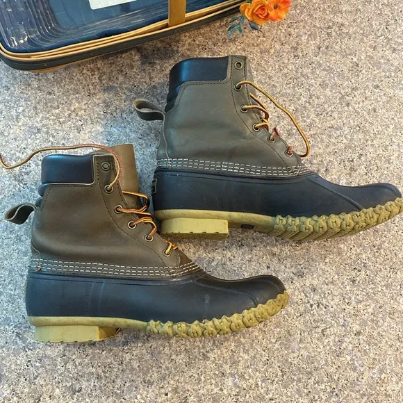L.L. Bean Small Batch Bean Boots Men’s 8M 503049 Waterproof Lower FM Duck Boots
