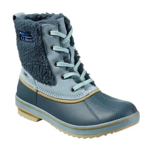 L.L.Bean Womens Rangeley Insulated Pac Boots US 8M EU 39 Blue Waterproof NIB