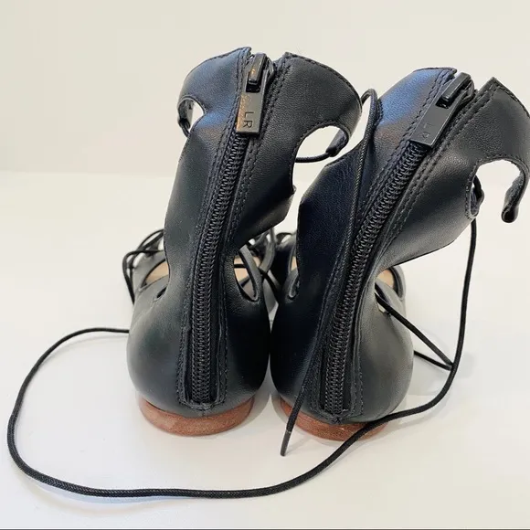 Loeffler Randall lace up sandals NEW
