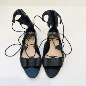 Loeffler Randall lace up sandals NEW