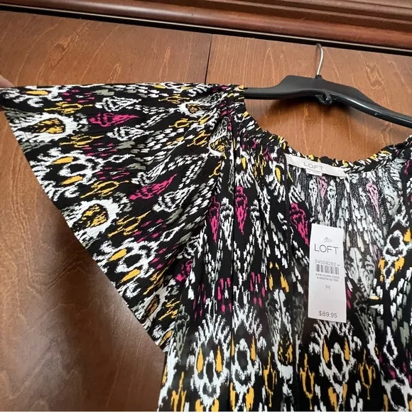 Loft Boho Inspired Tiered Dress NWT Perfect for Weddings Season Sz M Ret $89.95