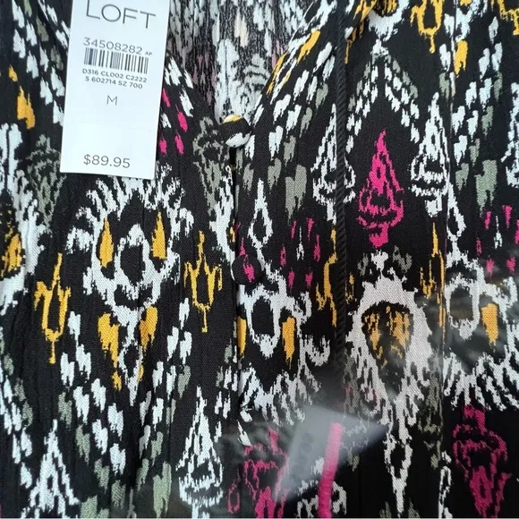 Loft Boho Inspired Tiered Dress NWT Perfect for Weddings Season Sz M Ret $89.95