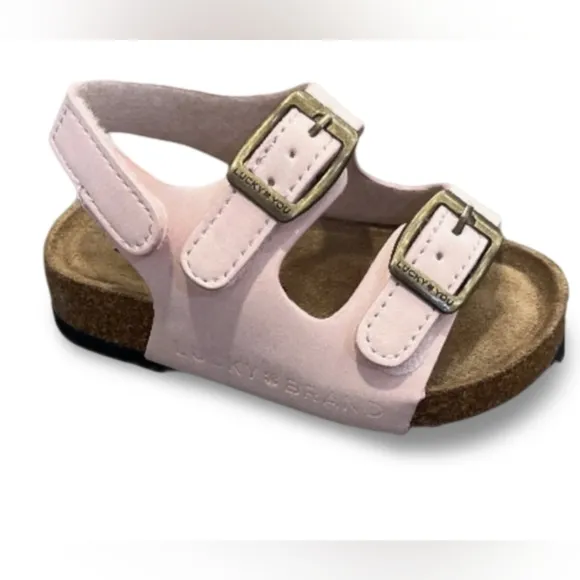 LUCKY BRAND GIRLS BLANC PINK SANDAL SIZE 6 NEW