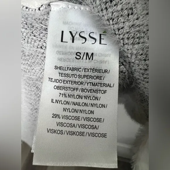 Lysse New York Faux Mink Sweater Coat  Sz Small