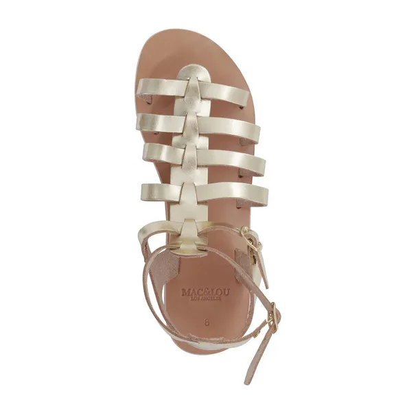 MAC&amp;LOU Greek Leather Sandals 'Calliope'