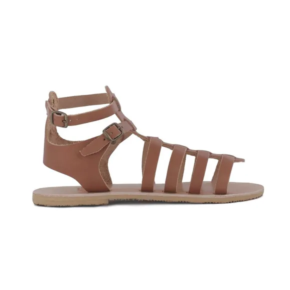 MAC&amp;LOU Greek Leather Sandals 'Calliope'