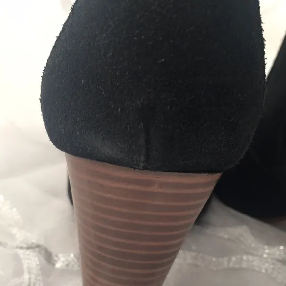 Madewell 1937 black suede ankle boots