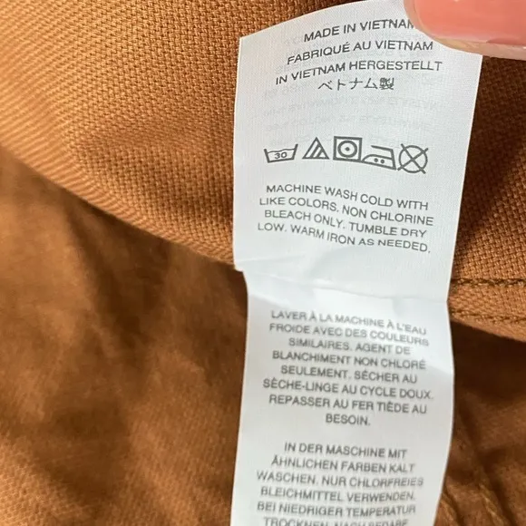 Madewell High-Waist Snap Skirt Size 6 NWT