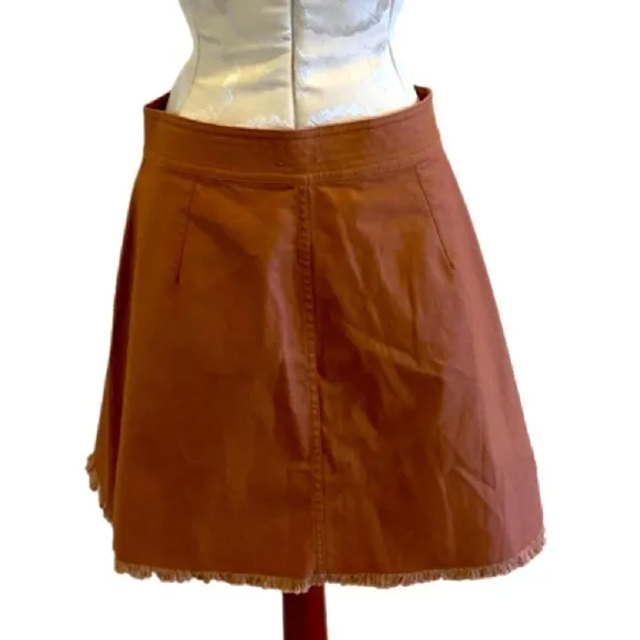 Madewell High-Waist Snap Skirt Size 6 NWT