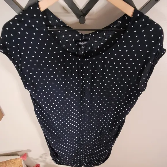 Madewell Layout Tunic Dress | Polka-Dot Dress |Tunic Dress | Madewell Dress | S