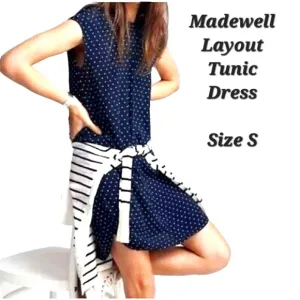 Madewell Layout Tunic Dress | Polka-Dot Dress |Tunic Dress | Madewell Dress | S