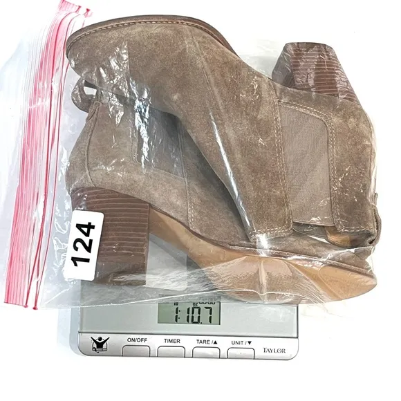 Madewell The Reagan Suede Ankle Boots Womens Size 7 Tan