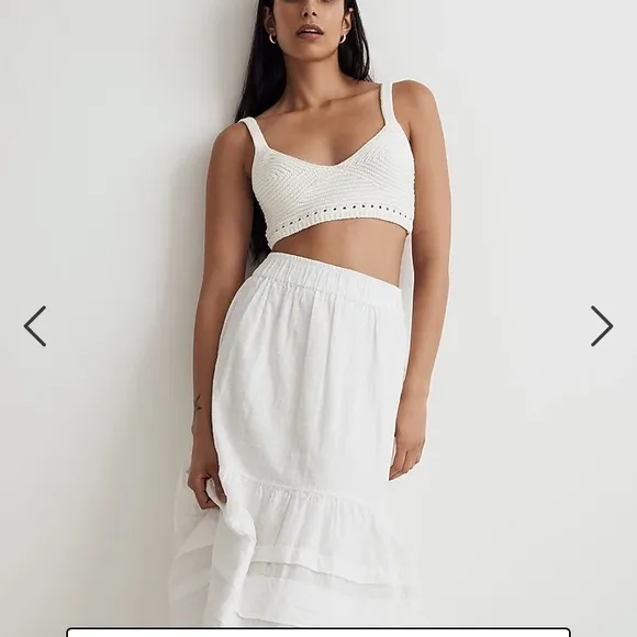 Madewell tiered midi skirt Sz XL