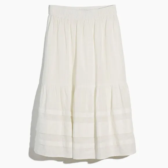 Madewell tiered midi skirt Sz XL
