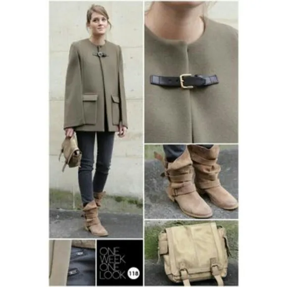 Maje Suede Kriminel Boots Size 37 USA 6.5