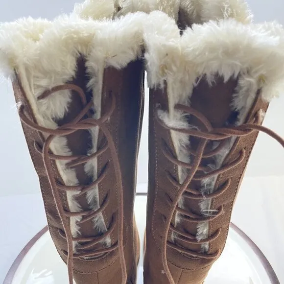 Makalu Brown Suede Boots Size 10