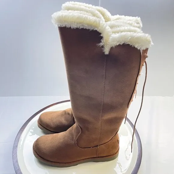 Makalu Brown Suede Boots Size 10