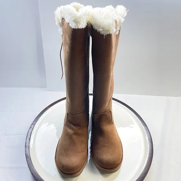 Makalu Brown Suede Boots Size 10
