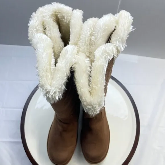 Makalu Brown Suede Boots Size 10