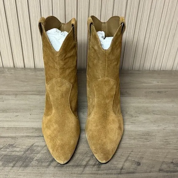 Marc Fisher LTD Carissa Suede Ankle Boots Women’s Size 7.5M