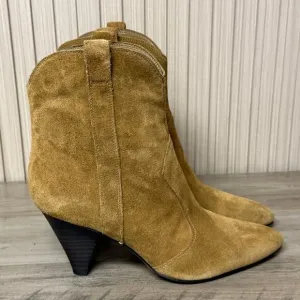Marc Fisher LTD Carissa Suede Ankle Boots Women’s Size 7.5M