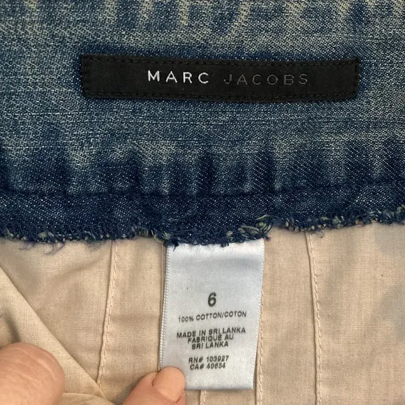 Marc Jacobs Y2K Denim Skirt 70’s style sz 6 NWT