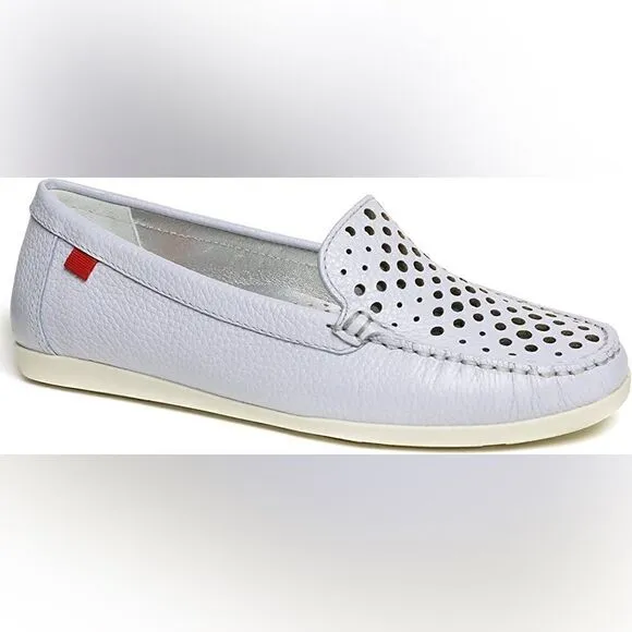 MARC JOSEPH | NEW YORK Leather Made in Brazil Venetian Perforated Loafer Shoes 6