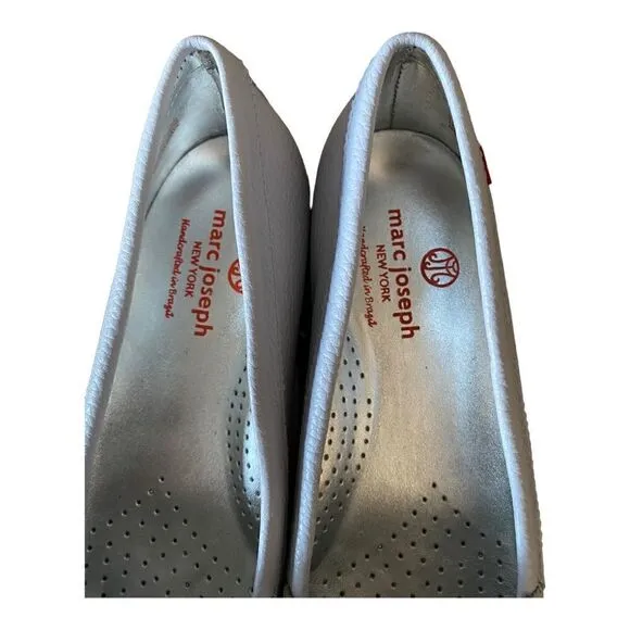 MARC JOSEPH | NEW YORK Leather Made in Brazil Venetian Perforated Loafer Shoes 6