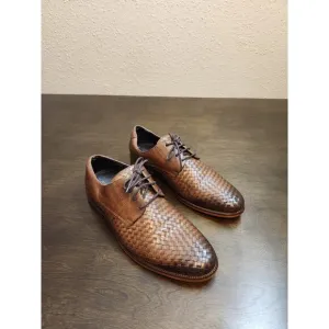 MARC JOSEPH NEW YORK Men's Oxford Leather Lace Up Dress Shoes Size 7
