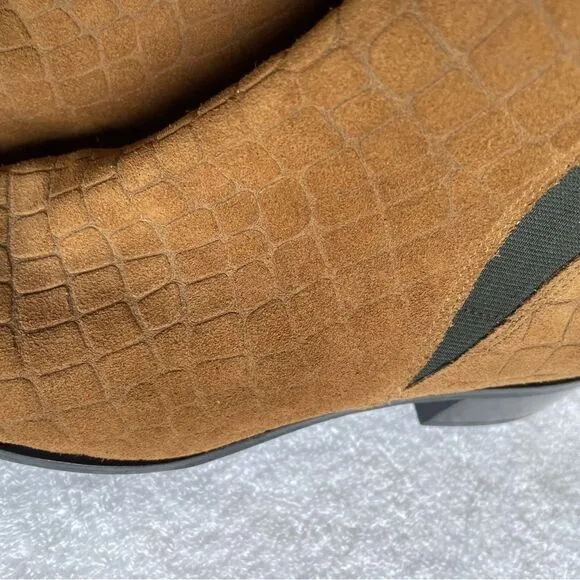 Marc Fisher Brown Ankle Boots Size 7