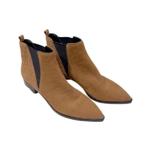 Marc Fisher Brown Ankle Boots Size 7