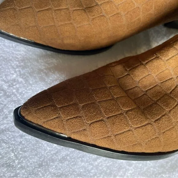Marc Fisher Brown Ankle Boots Size 7