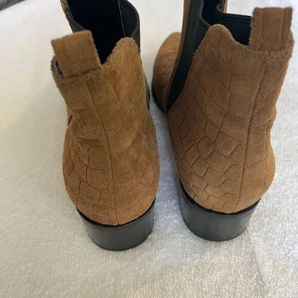 Marc Fisher Brown Ankle Boots Size 7