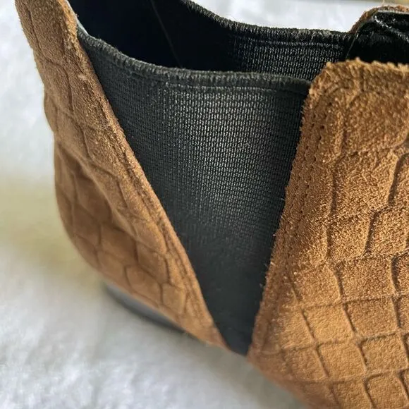 Marc Fisher Brown Ankle Boots Size 7