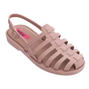 Melissa Disco Sandals in Dark Matte Pink