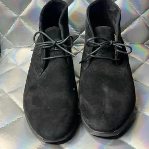Men’s Black Clarks Unobstructed High Top Ankle Boots Suede