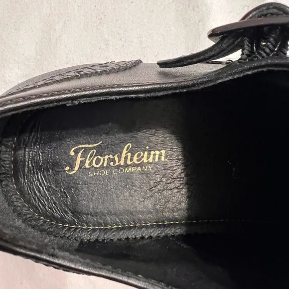 Men’s Black Florsheim dress shoes