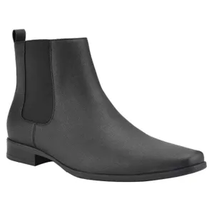 Mens Calvin Klein Brayden Casual Slip-on Boots Size 12 NEW BlackDress Shoe Boot