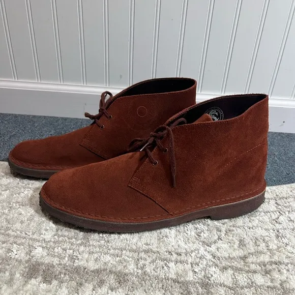 Mens Clark’s Originals Charles F Stead Chukka Boots Dessert‎ boots