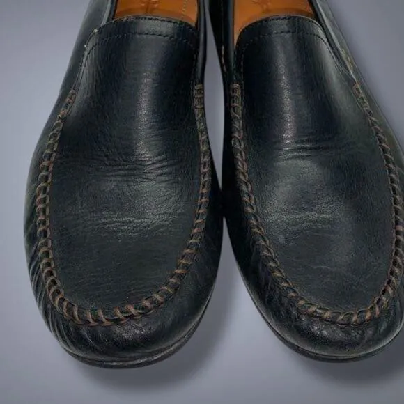Men's FRYE Black Leather Lewis Venetian Loafer No Flaws, Maybe Worn Once