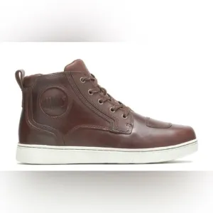 Men’s Harley Davidson Bateman Ankle Pro Riding Shoes Brown 10
