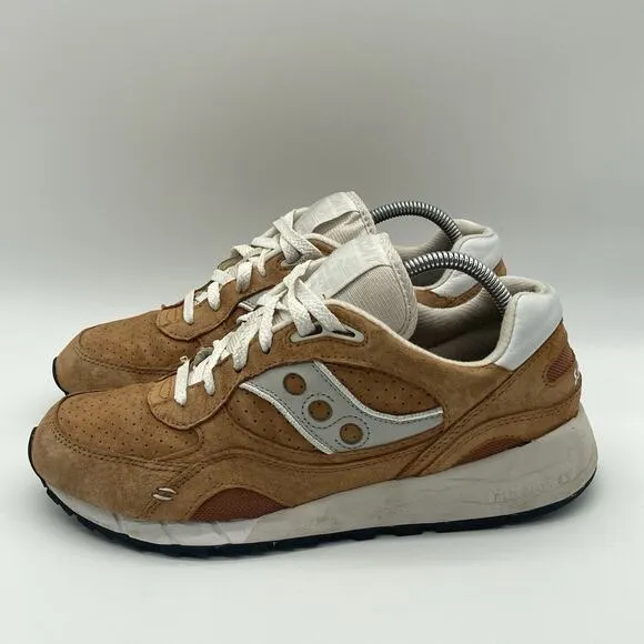Mens Size 10 Saucony Originals Shadow 6000 Full Suede Pack Khaki Shoes S70662-5