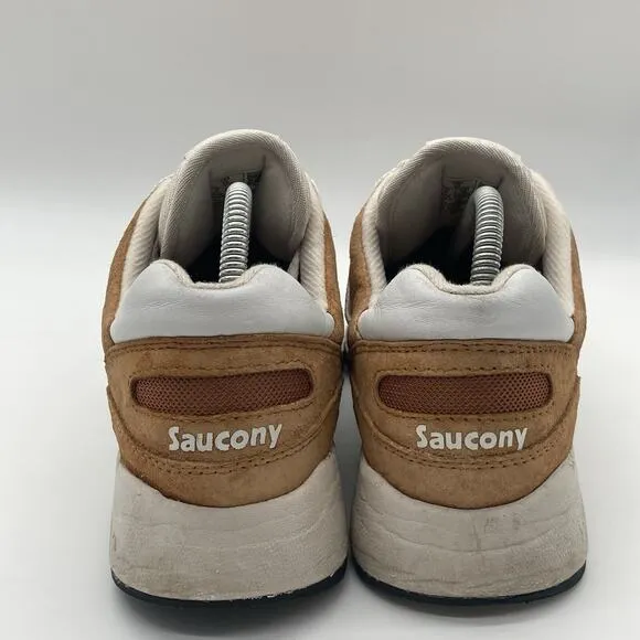 Mens Size 10 Saucony Originals Shadow 6000 Full Suede Pack Khaki Shoes S70662-5