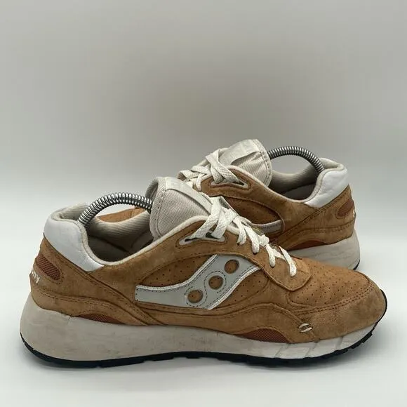 Mens Size 10 Saucony Originals Shadow 6000 Full Suede Pack Khaki Shoes S70662-5