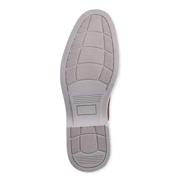 Men's Tan Donald Oxford Dress Shoes - Comfort Footbed, Flexible Sole, Size 10