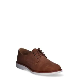 Men's Tan Donald Oxford Dress Shoes - Comfort Footbed, Flexible Sole, Size 10
