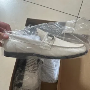 Men's White Loafers