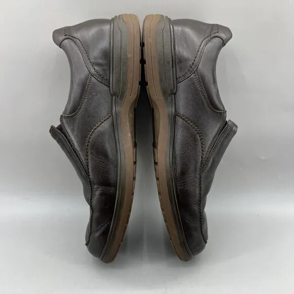 Mephisto Davy Slip On Loafers Men's Size 13 Dark Brown Leather Comfort Low Shoes